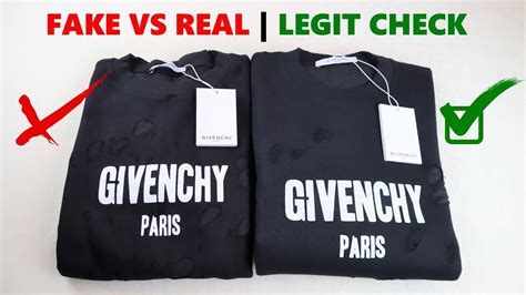 real vs fake givenchy hoodie|is givenchy shirt real.